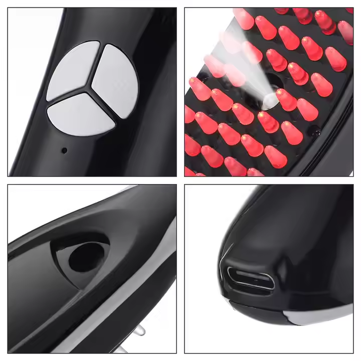 Rechargeable Scalp Massage Hair Brush & Spray Comb