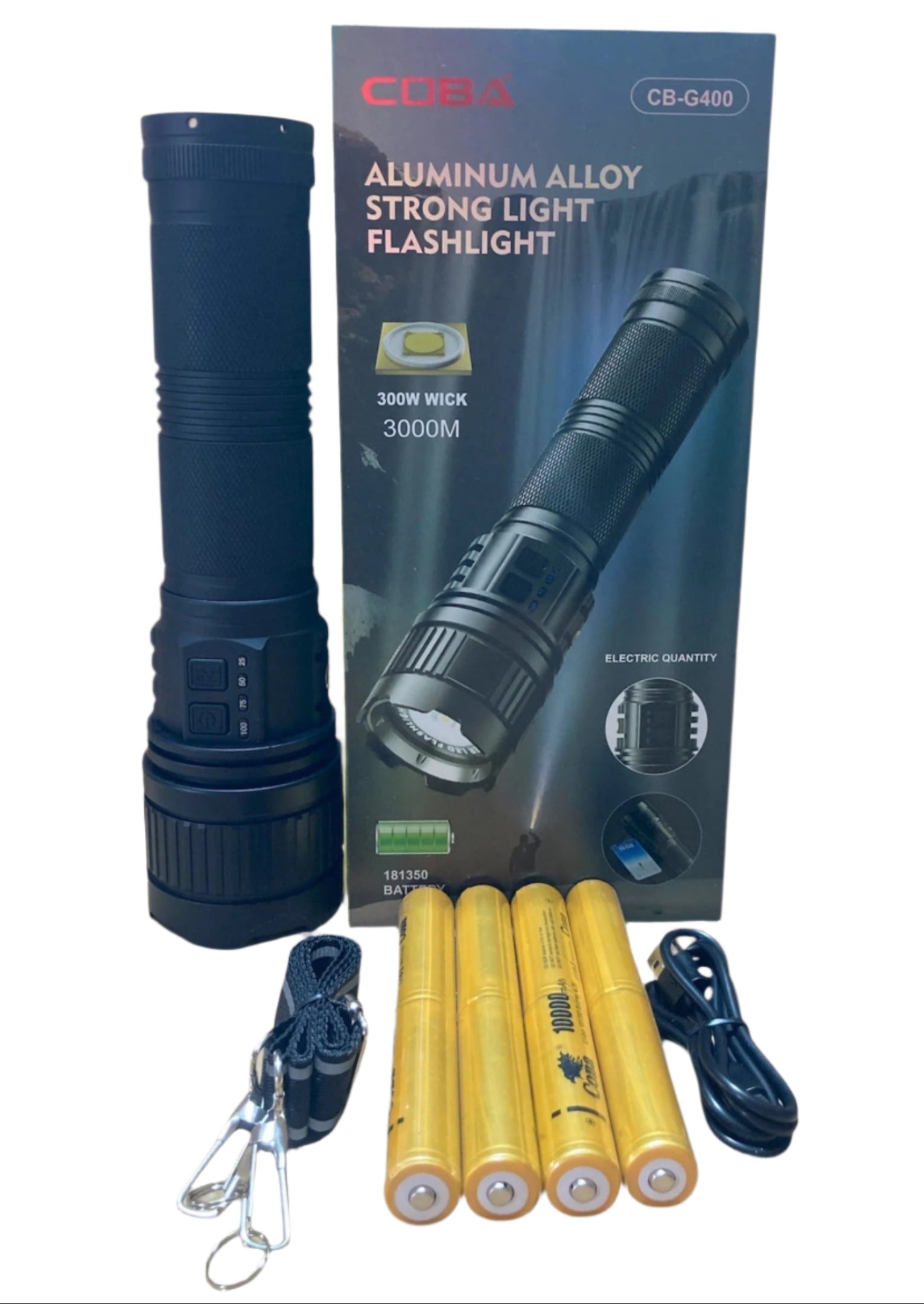 COBA G400 Imported Powerful Flashlight Torch