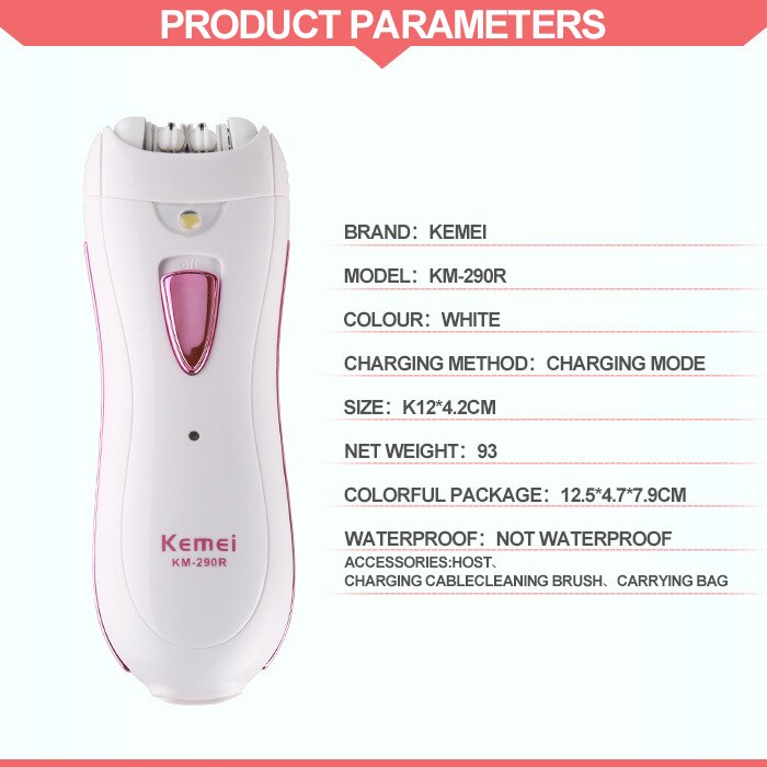 Rechargeable Women Electric Hair Removal