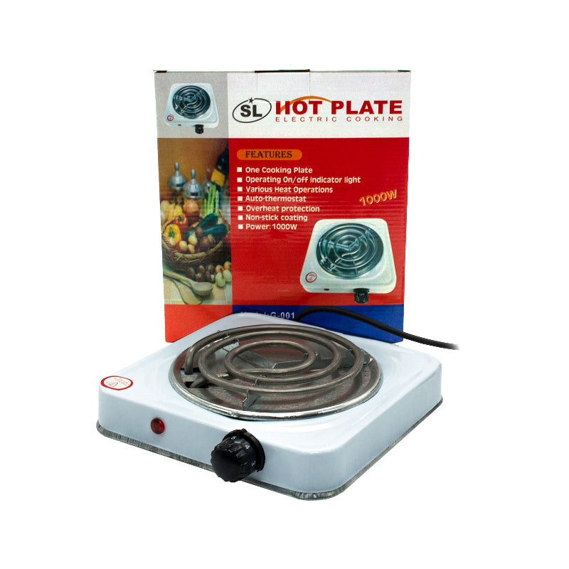 Electric Mini Hot Plate For Cooking- 1000 Watt