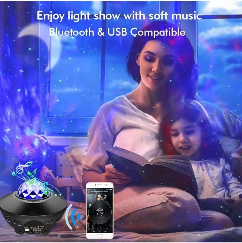 Galaxy Ocean Wave Lights Projector