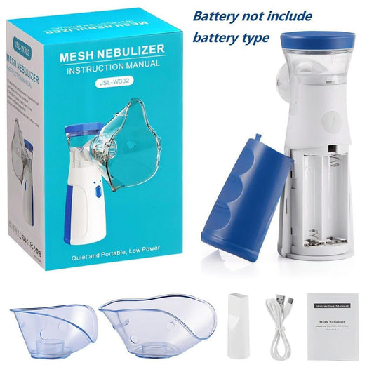 Mini Nebulizer Machine & Mask for Kids and Adults- CELLS OPERATED