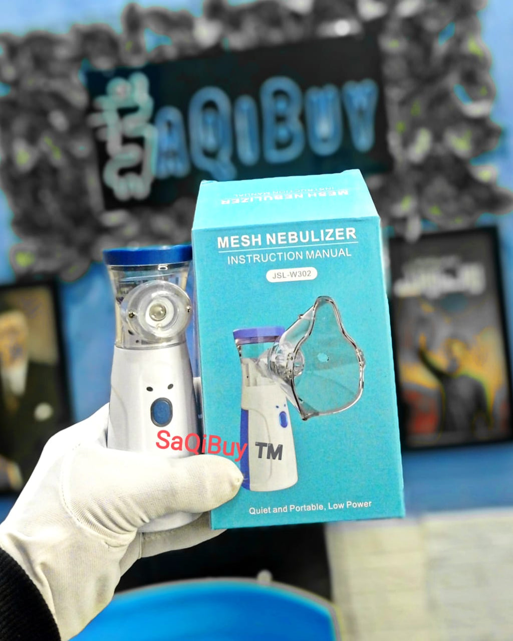 Mini Nebulizer Machine & Mask - CELLS OPERATED