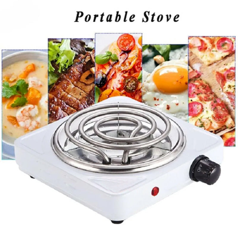 Electric Mini Hot Plate For Cooking- 1000 Watt