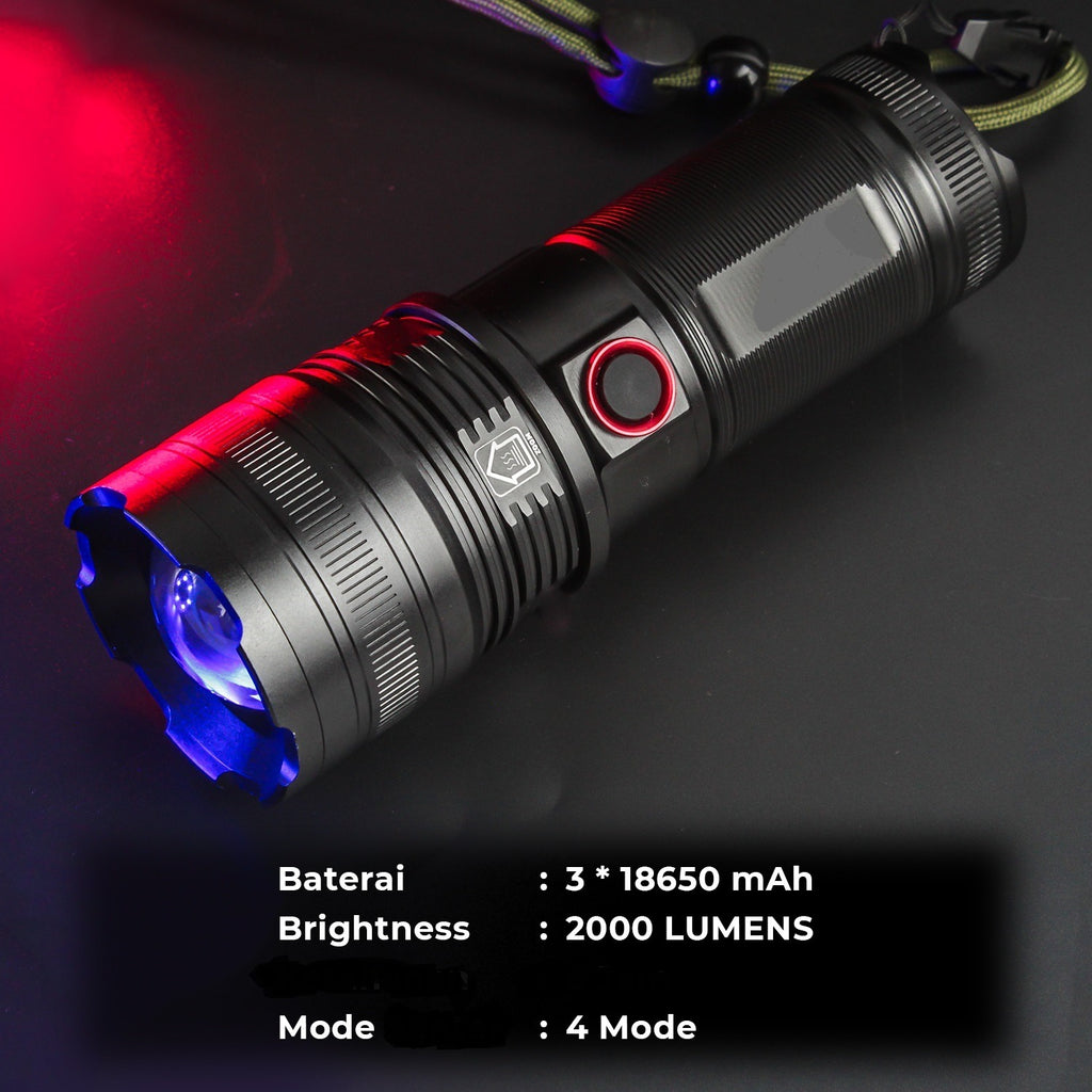 Ruilang Rechargeable Sealed Flashlight Torch