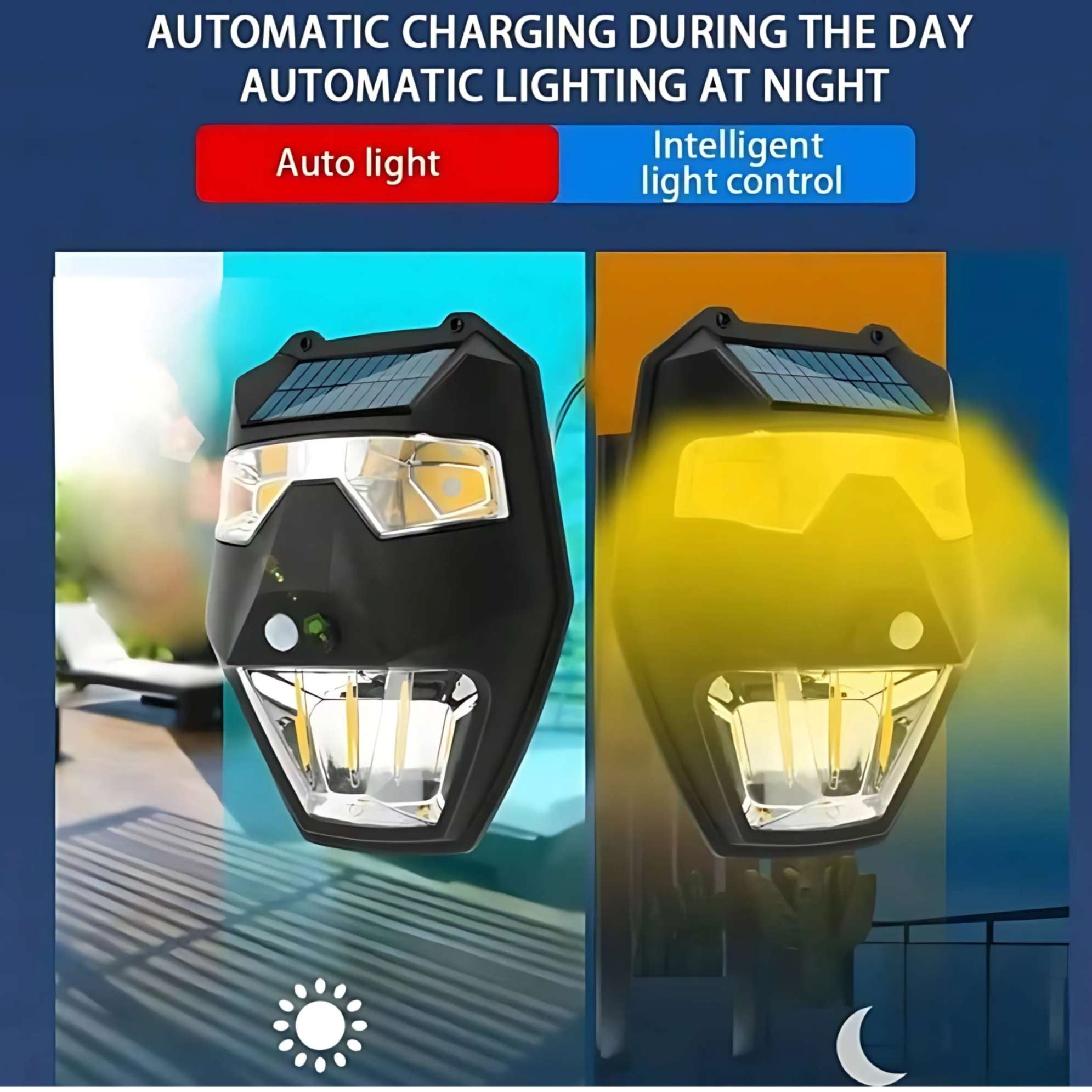 Solar Induction Motion Sensor Light