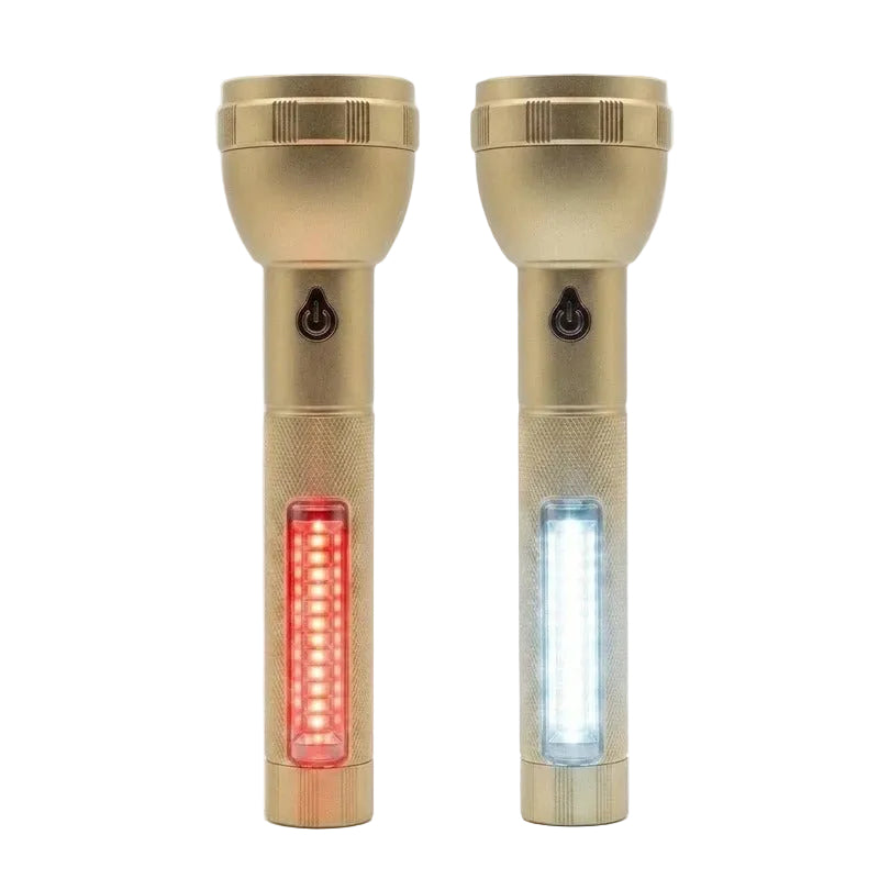 Solar Rechargeable Flashlight | Multicolored