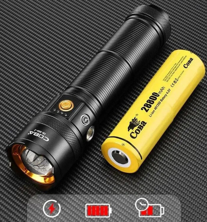 COBA Powerful LED Flashlight- 2 KM
