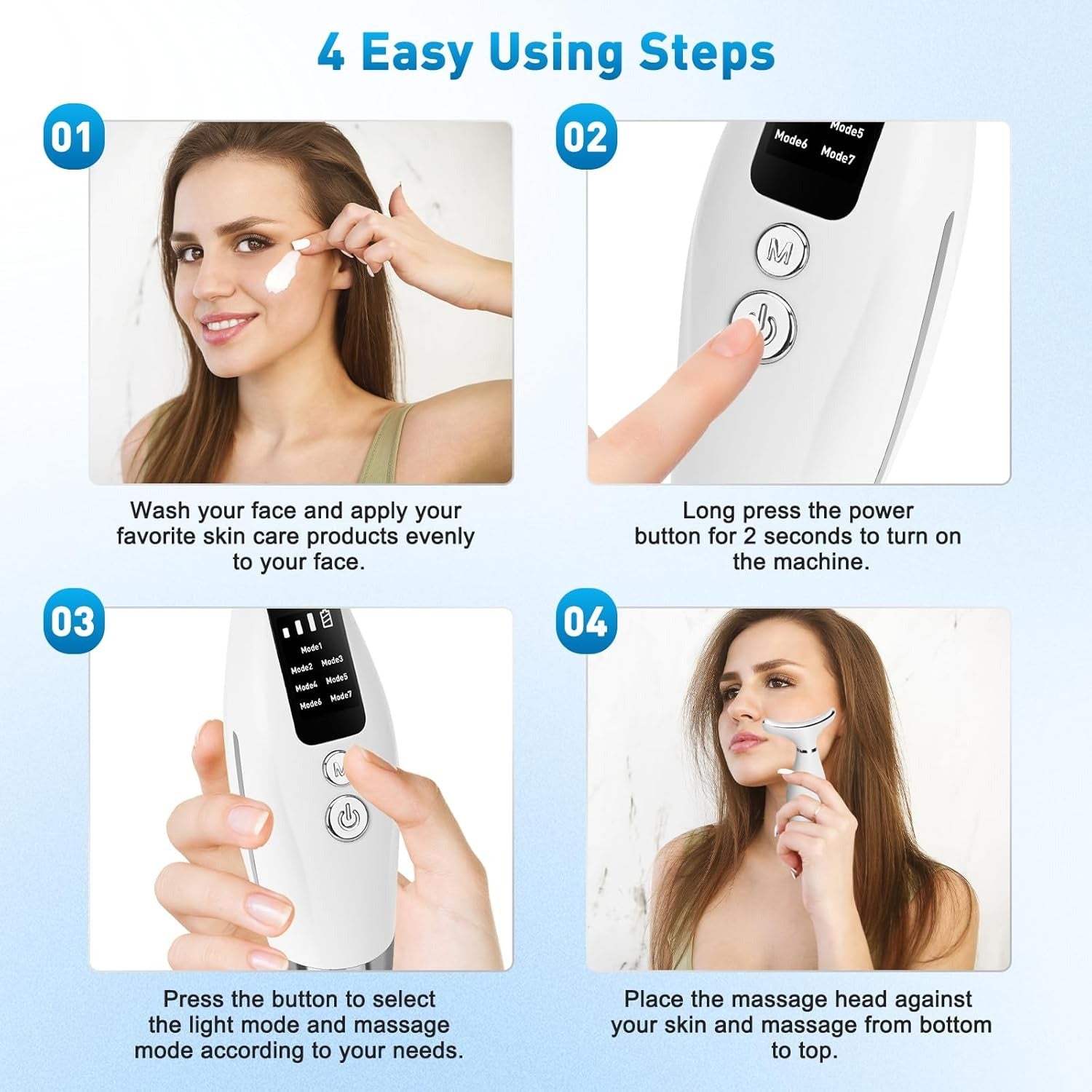 Rechargeable Anti-wrinkles Neck Face Massager