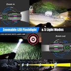 Ruilang Powerful USB Rechargeable LED Torch