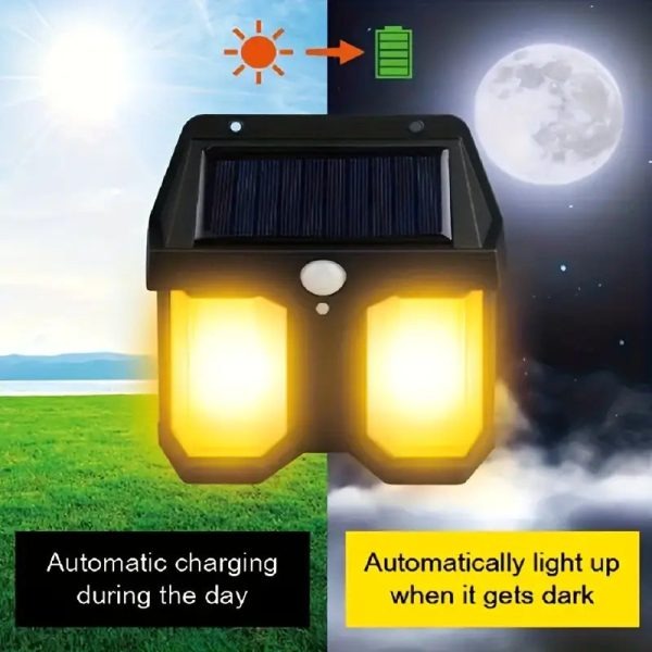 Motion Sensor Solar Wall Lamp