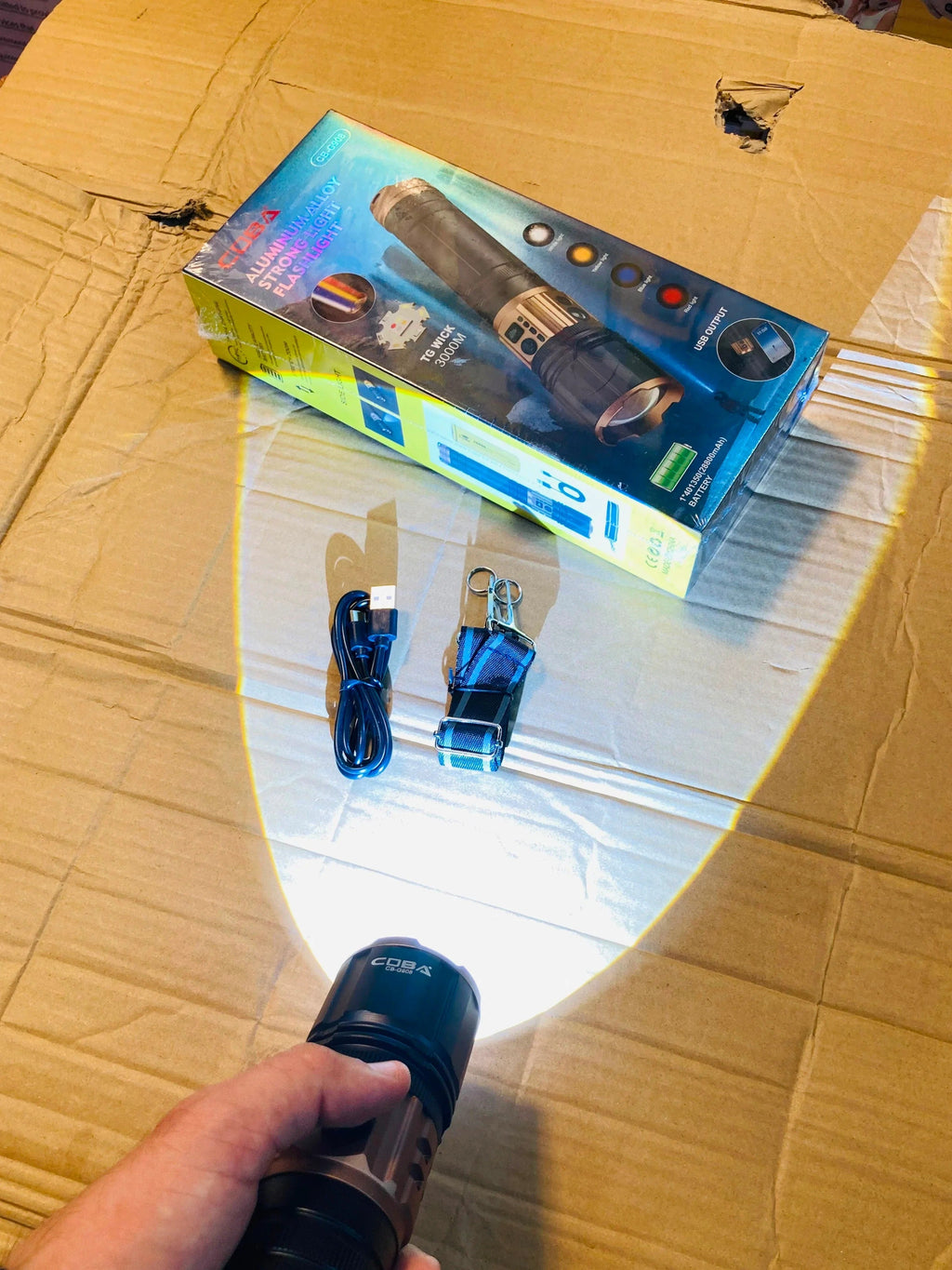 COBA Aluminum Flashlight | 4 Modes Light
