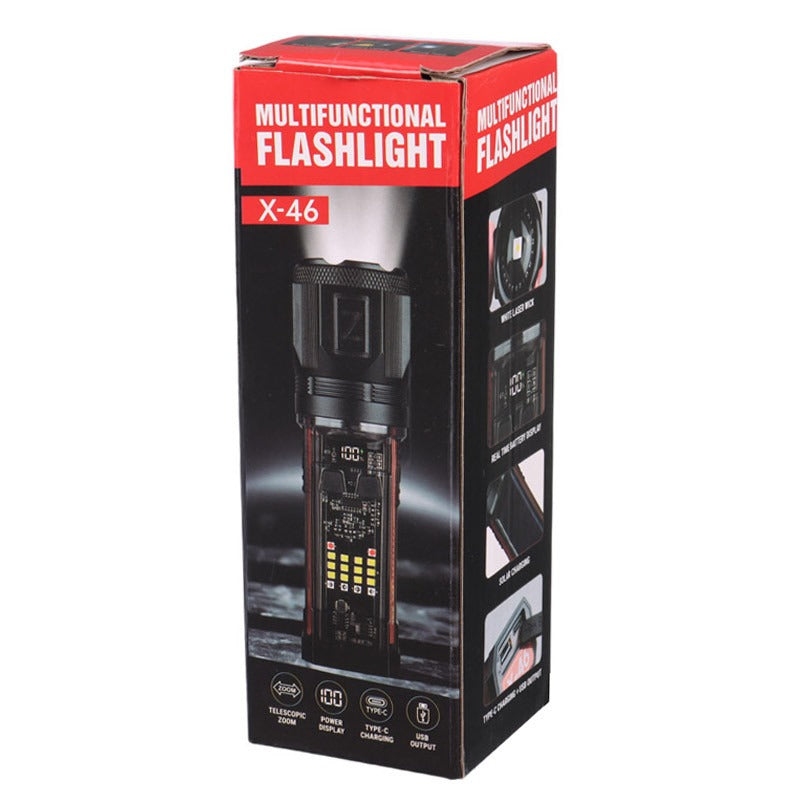X-46 Multifunctional Solar Flashlight