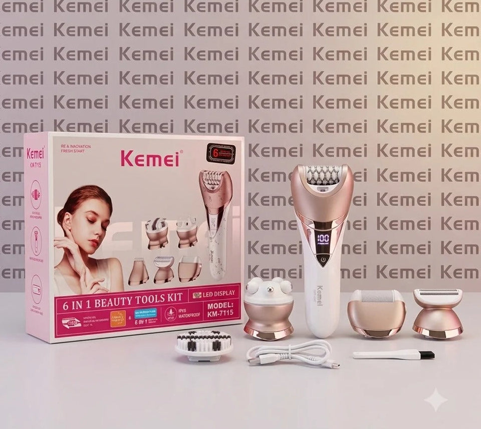 KEMEI 6 IN 1 BEAUTY KIT