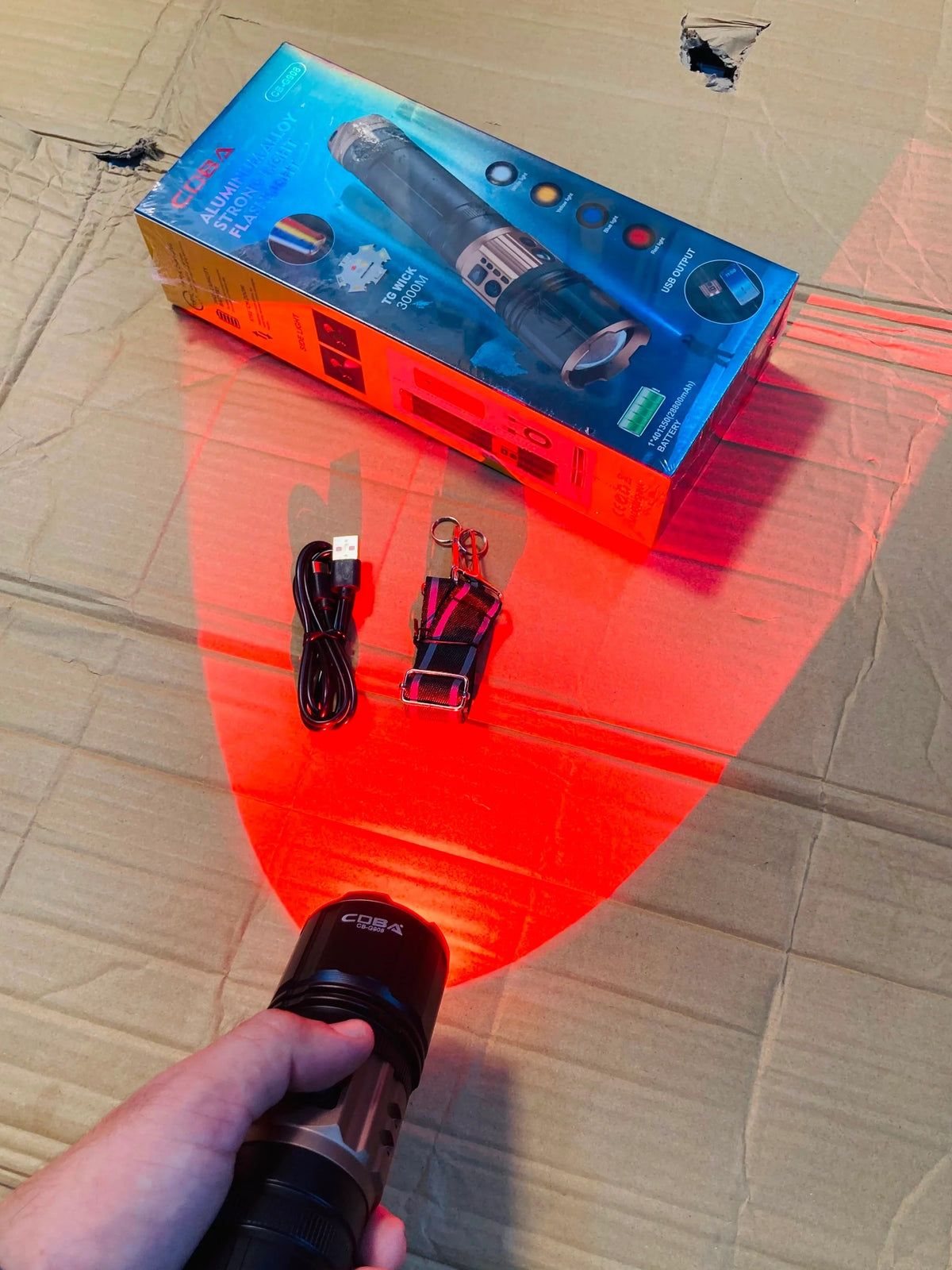 COBA Aluminum Flashlight | 4 Modes Light