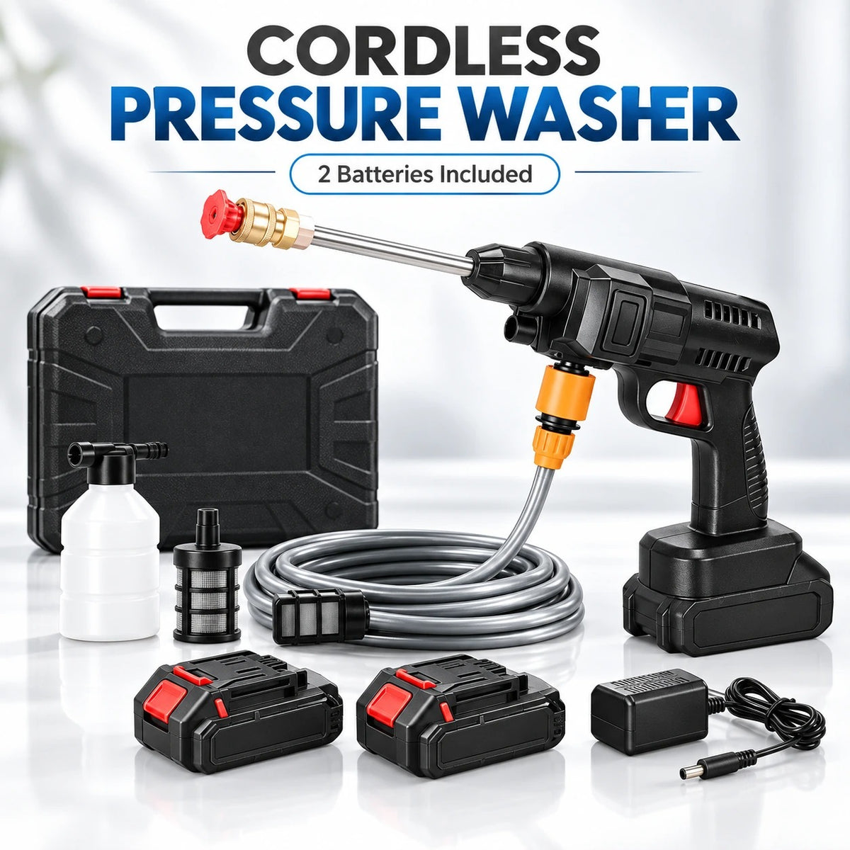 Car Washer Spray Water Gun | Complete KIT