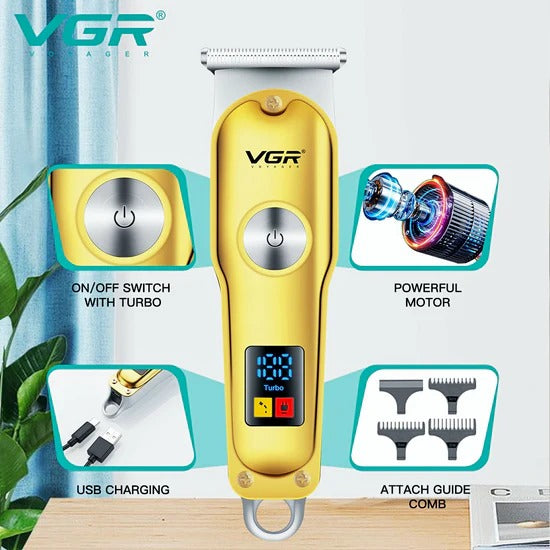 VGR Cordless Electric Hair Clipper for Men