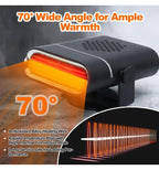 Portable Car Cold & Warm Air Defroster- 12V