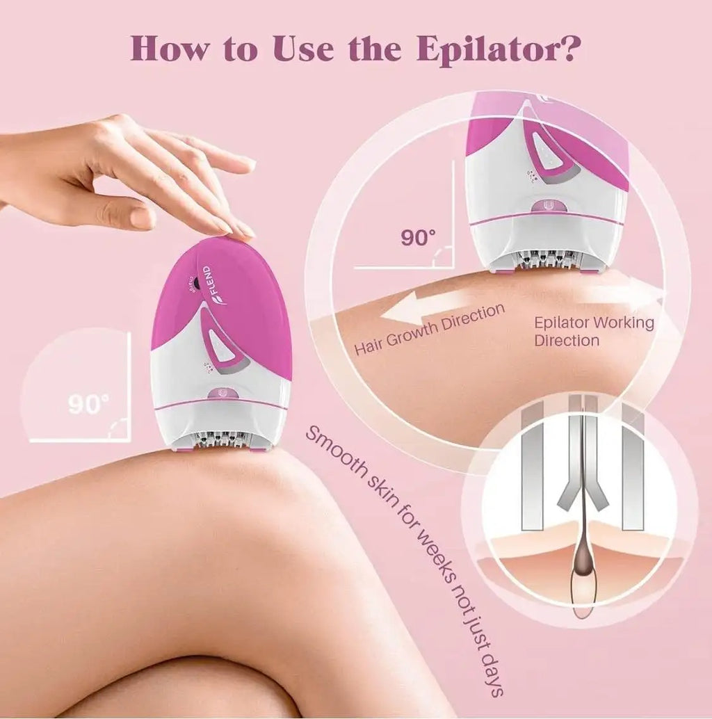 Kemei Rechargeable Ladies Hair Epilator