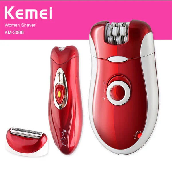 Kemei 3in1 Women Hair Removal KIT