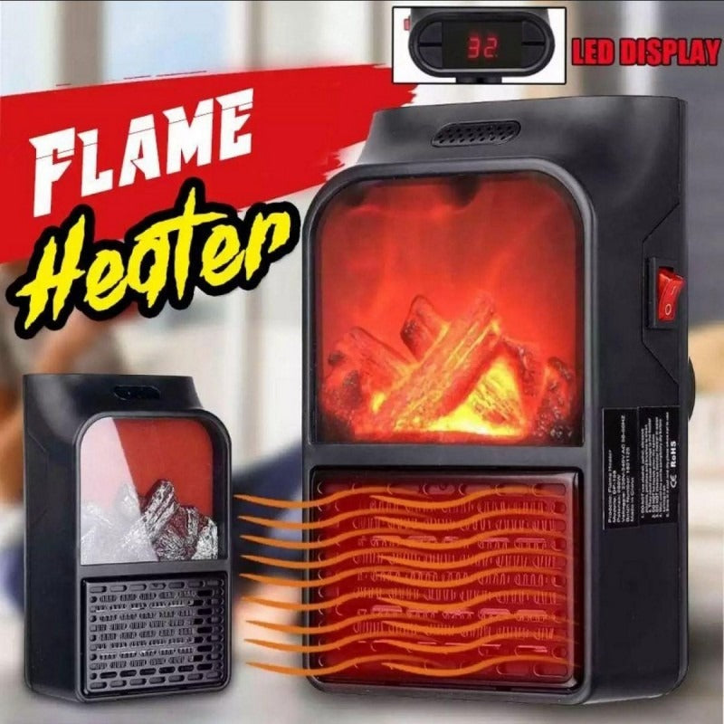 Mini Flame Heater Fan | 900W