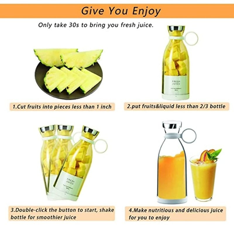 Rechargeable Electric Bottle Juicer/ Mixer Blender