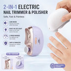 2in1 Electric Nail Clipper & Polishing
