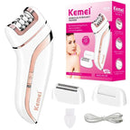 Kemei 3in1 Ladies Hair Removal Beauty Kit
