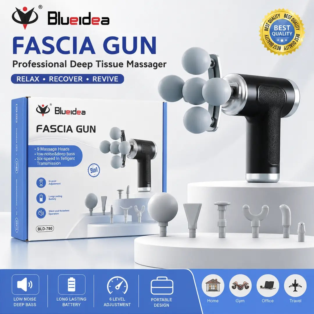 9 in 1 Deep Tissue Body Massage Gun