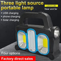 Rechargeable 3 in 1 Solar Lamp Flashlight