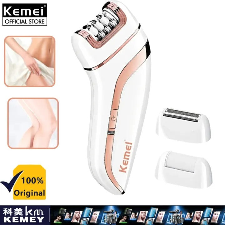 Kemei 3in1 Ladies Hair Removal Beauty Kit
