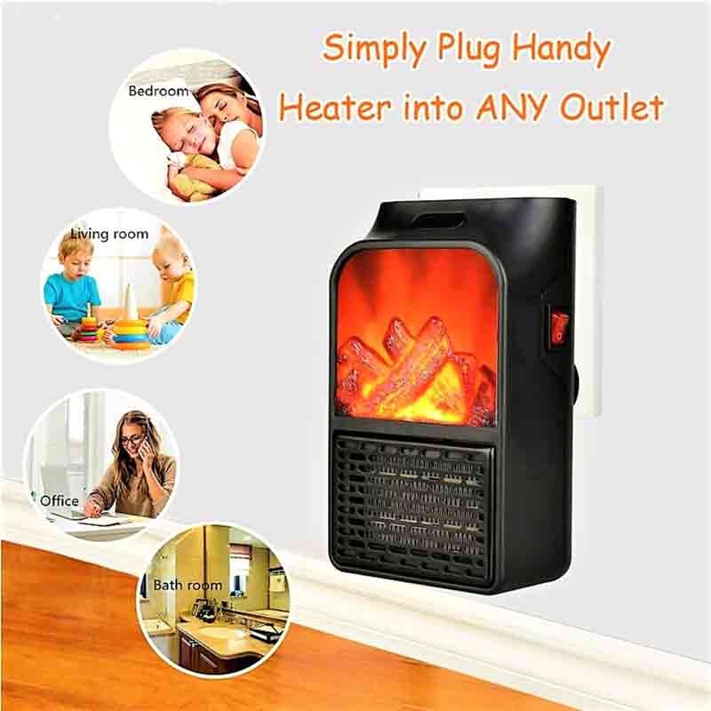 Mini Flame Heater Fan | 900W