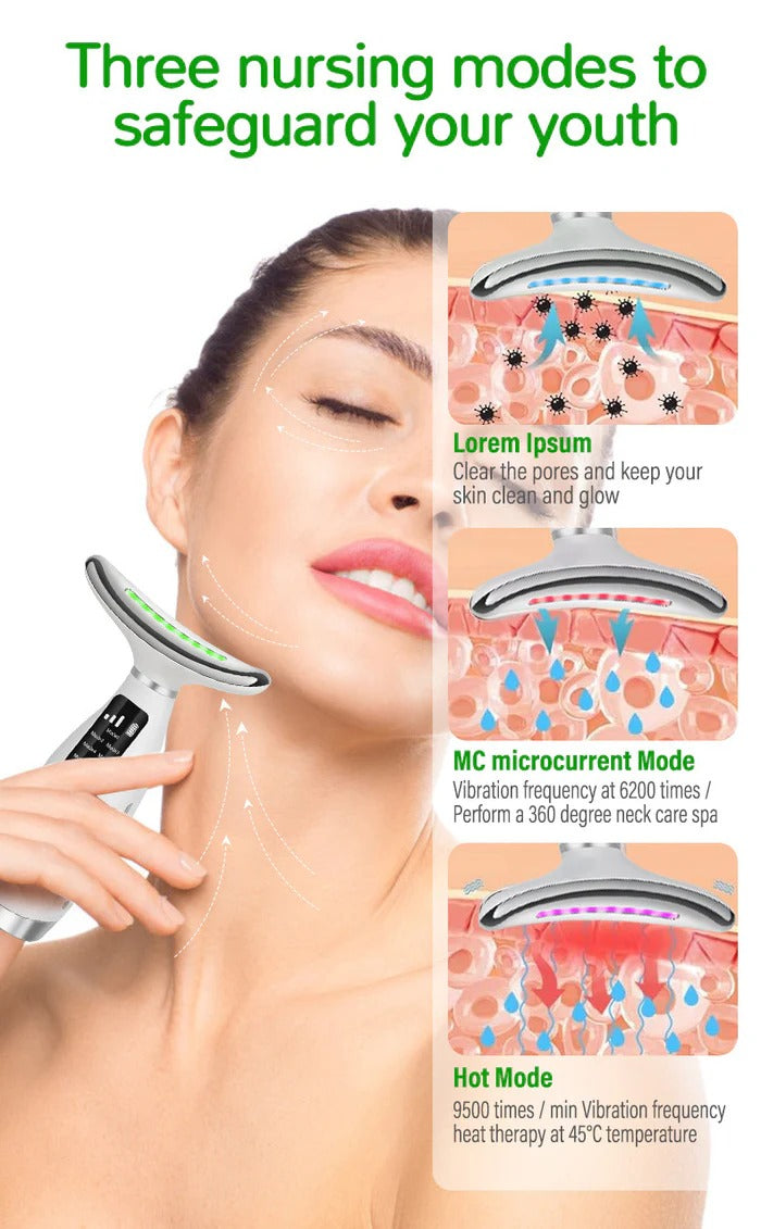 Rechargeable Anti-wrinkles Neck Face Massager
