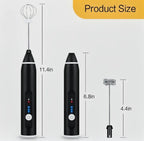 2-in-1 Rechargeable Electric Coffee Beater & Mixer