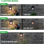 Motion Sensor Solar Wall Lamp