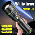 RUILANG Rechargeable 3 KM High Beam Flashlight