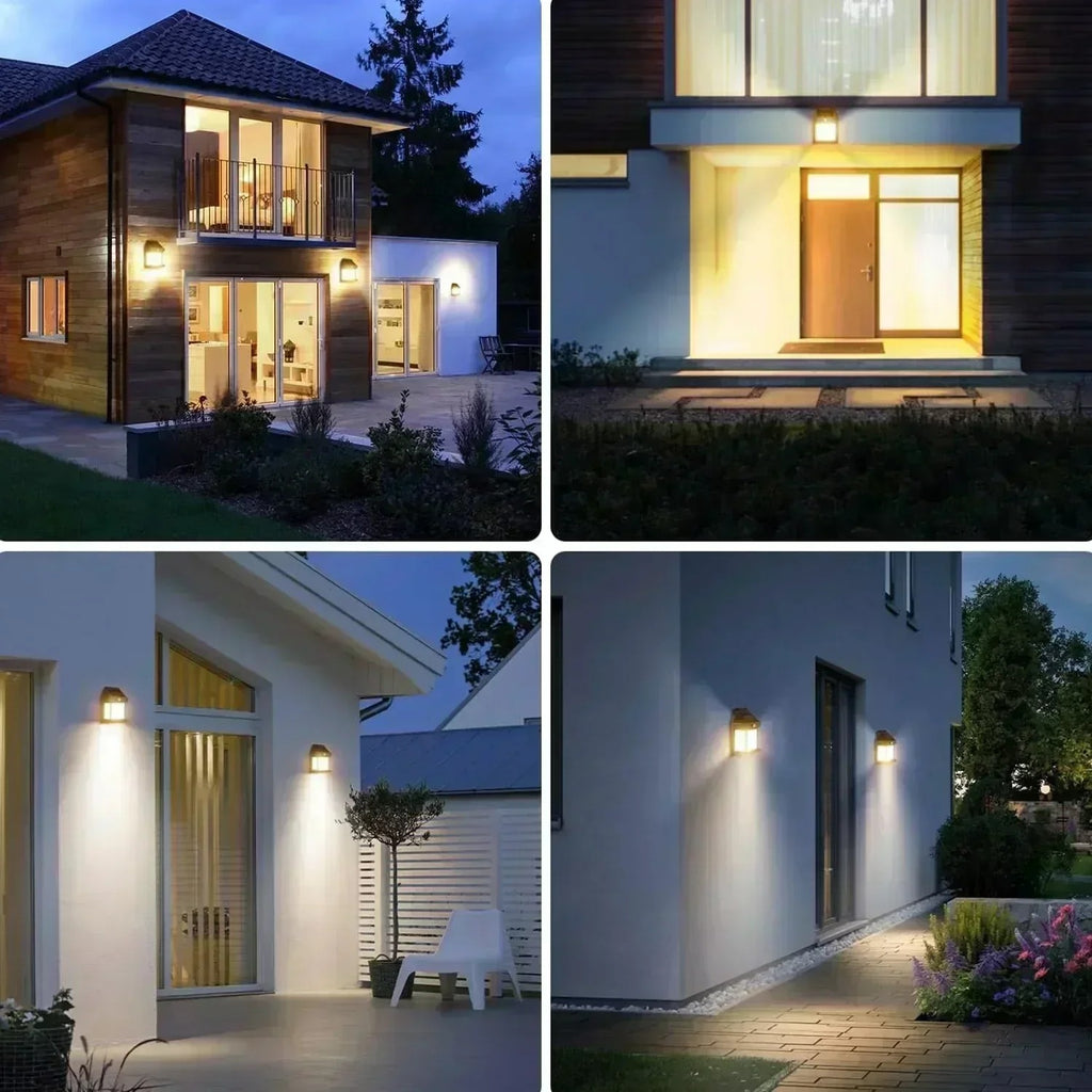 Motion Sensor Solar Wall Lamp