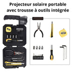Rechargeable Solar Portable Lamp with Toolkit