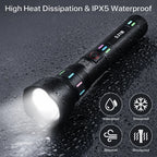 Rechargeable Super Bright Flashlight- 1 KM