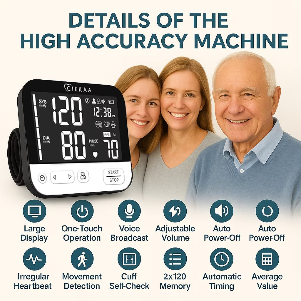 CIEKAA Digital Blood Pressure Monitor