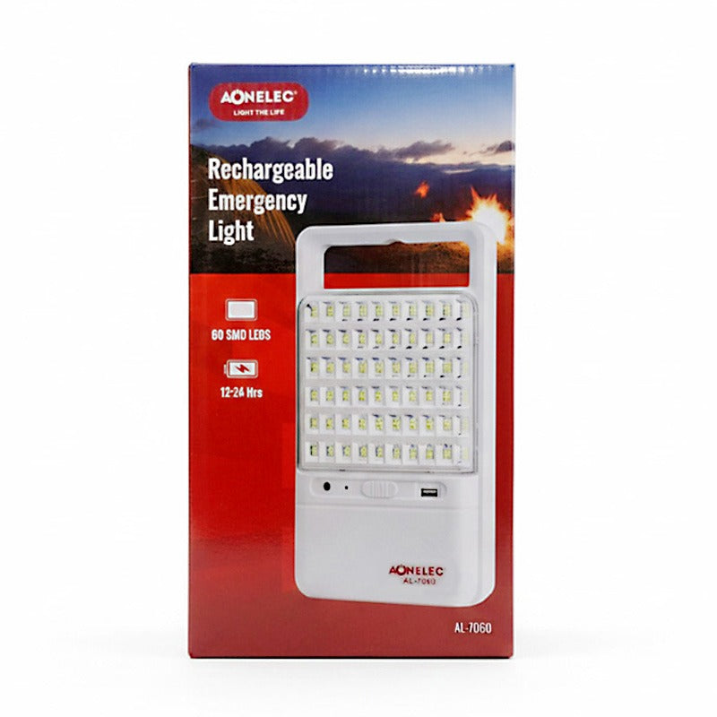 AONELEC Rechargeable Emergency Light – 60 SMD LEDs