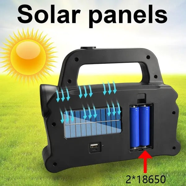 Rechargeable 3 in 1 Solar Lamp Flashlight