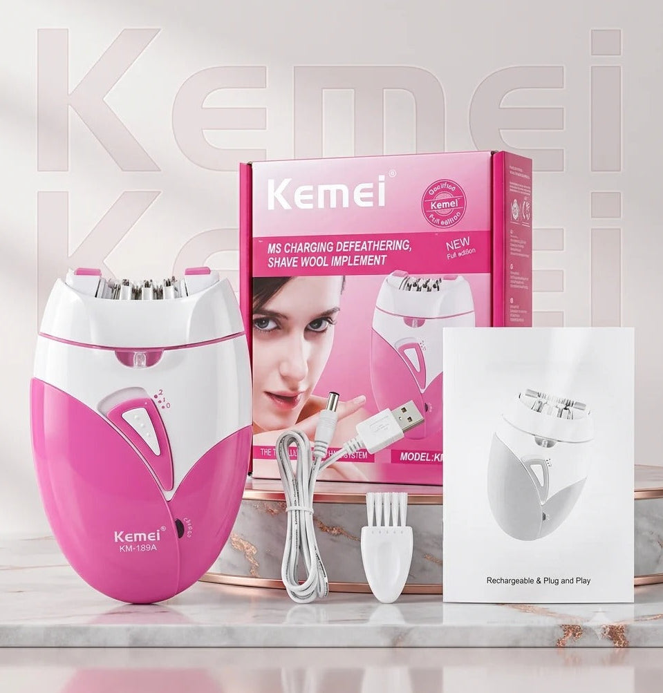 Kemei Rechargeable Ladies Hair Epilator