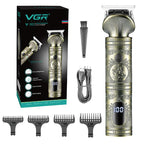 VGR Metal Professional Hair Beard Clipper