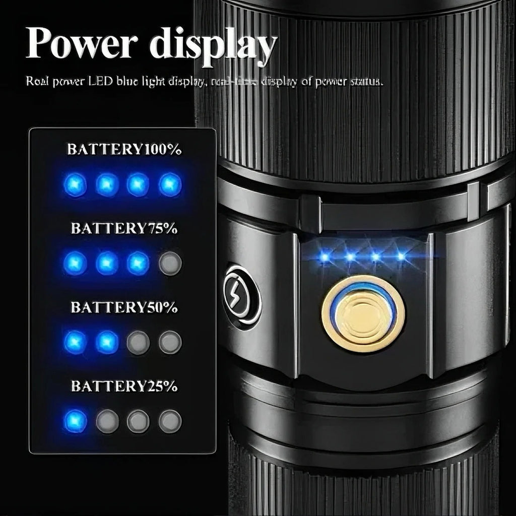 COBA Powerful LED Flashlight- 2 KM