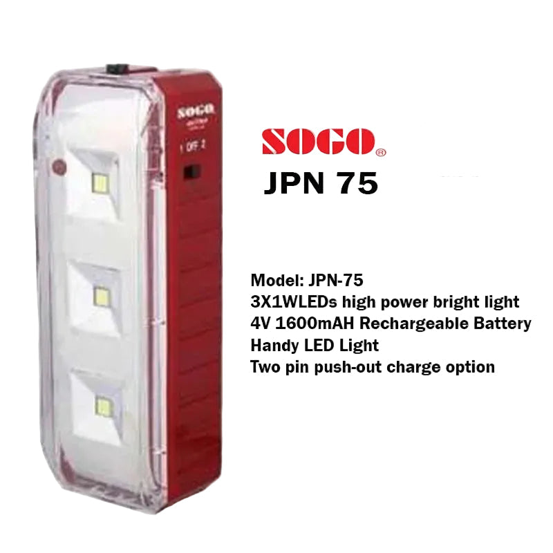 SOGO Rechargeable Emergency Light