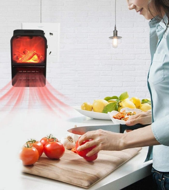 Electric Flame Heater - 1000 Watt