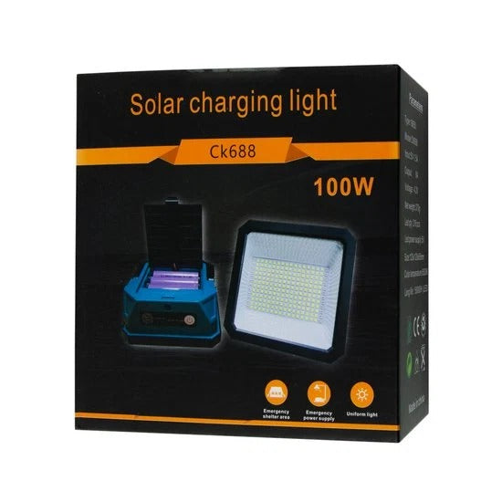 Solar Rechargeable Outdoor Emergency Flood Light