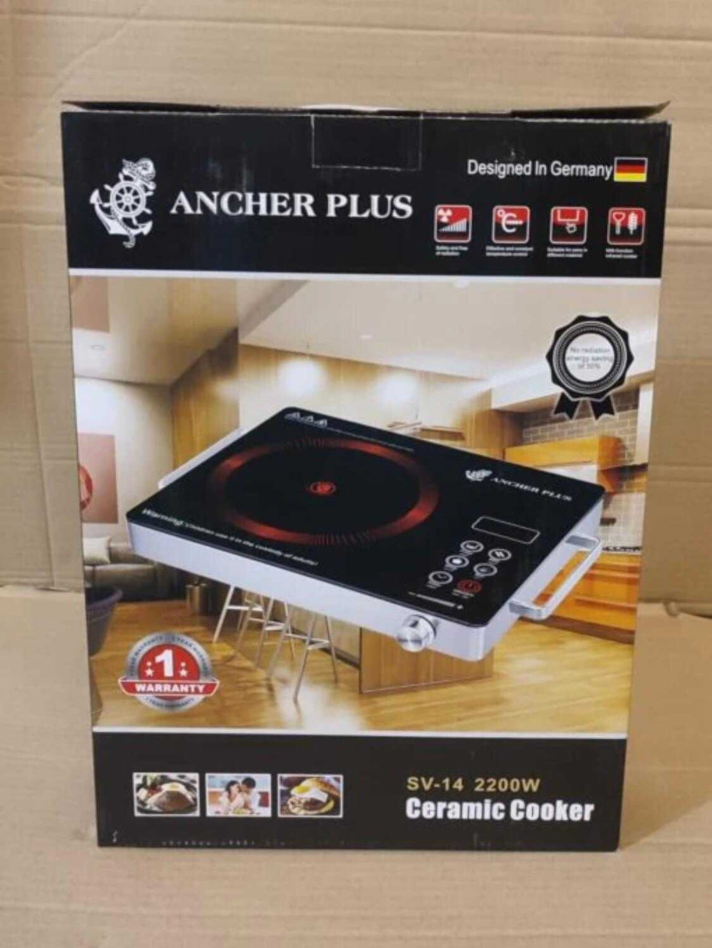 Ancher Plus Electric Cooker- 2200 WATT