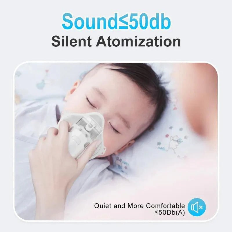 Mini Nebulizer Machine & Mask - CELLS OPERATED